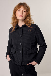 ג'קט ג'אקרד Lorna שחור