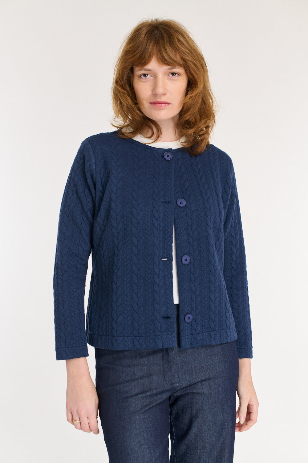 Panda Jacket in Blue