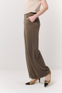 מכנסיים Liberty 2 בחום ירקרק - Flo by Ella Braitman