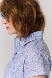 חולצה מכופתרת Victoria בדפוס 4