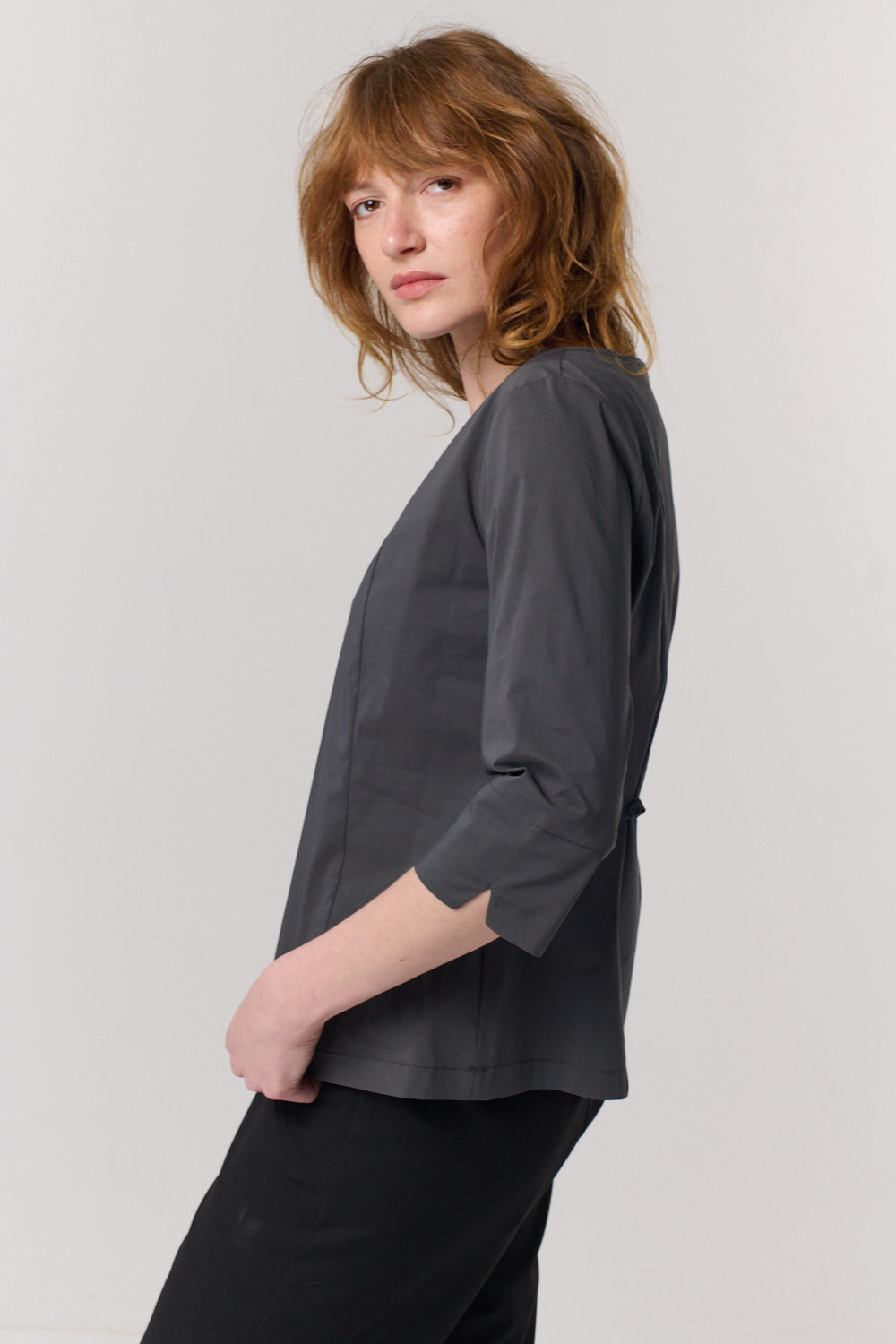 חולצה Linea בירוק אפרפר - Flo by Ella Braitman