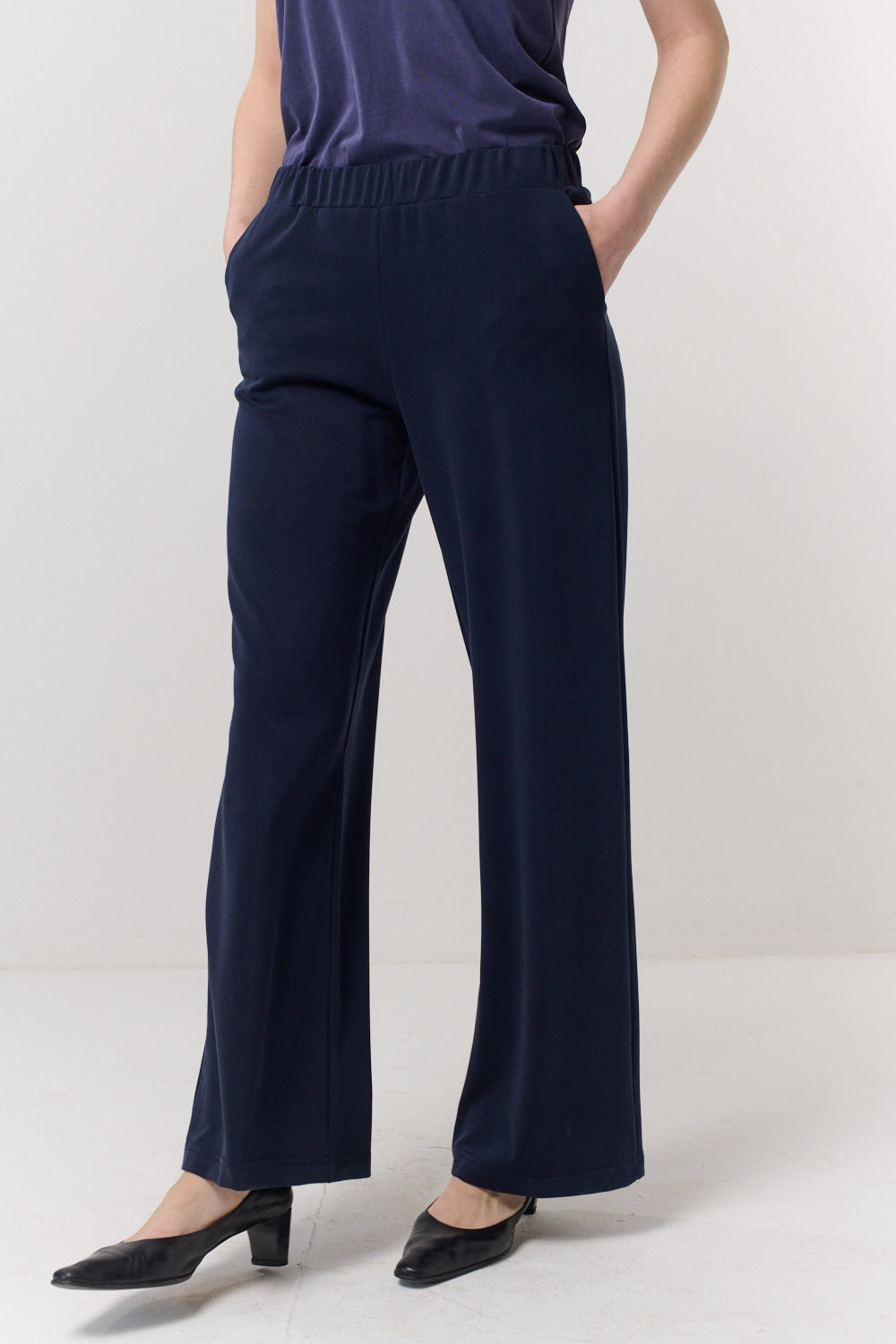 מכנסיים Liberty 2 בכחול כהה - Flo by Ella Braitman