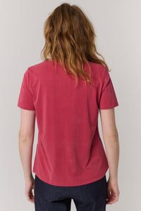 חולצה טי Round באדום מעושן - Flo by Ella Braitman
