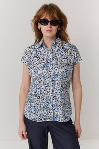 חולצה מכופתרת Victoria בדפוס 3