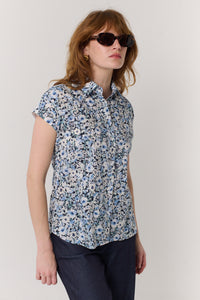 חולצה מכופתרת Victoria בדפוס 3