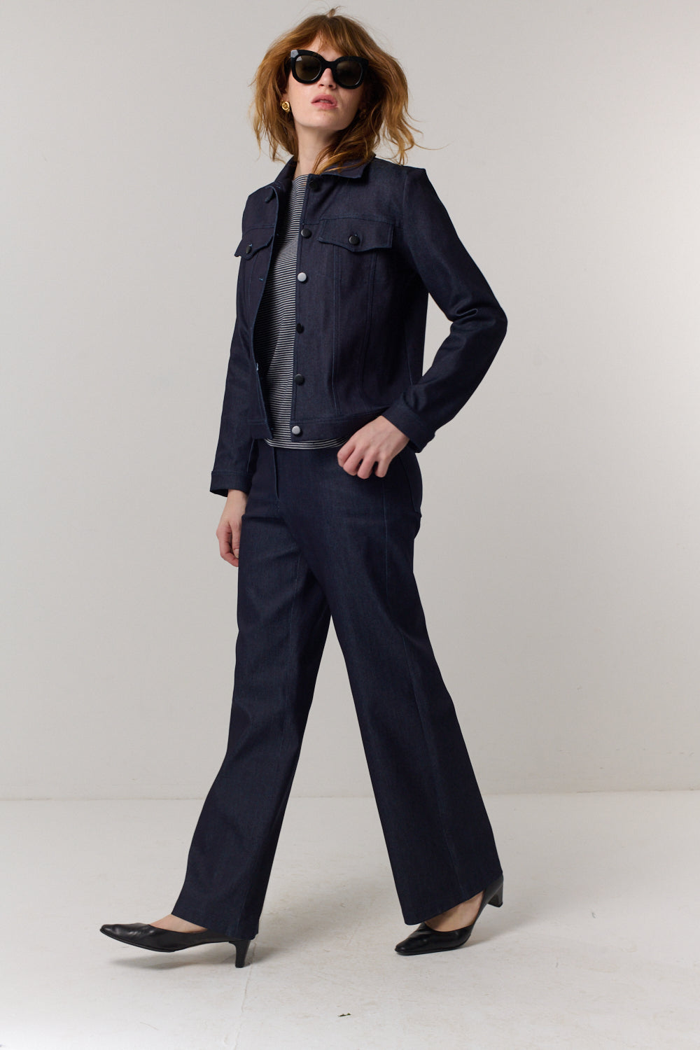 ג'קט DENIM 1 בכחול כהה - Flo by Ella Braitman